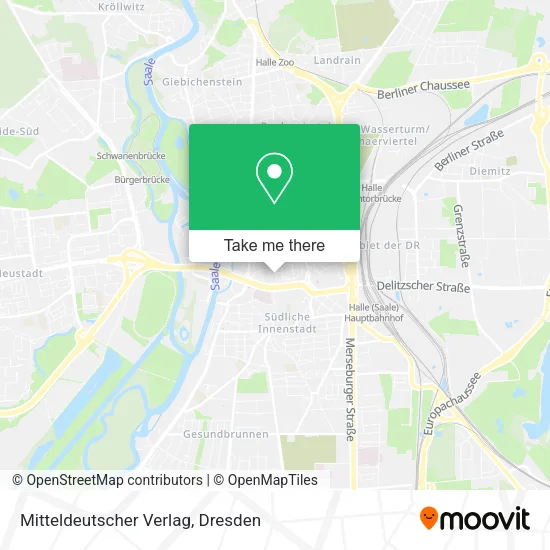 Карта Mitteldeutscher Verlag