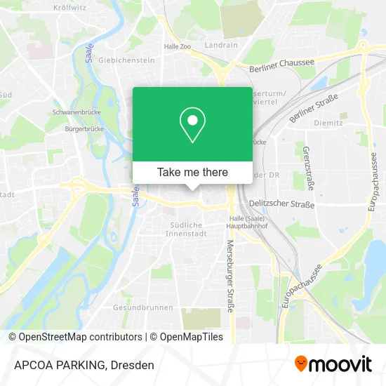 Карта APCOA PARKING
