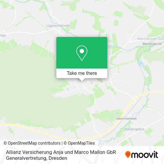 Карта Allianz Versicherung Anja und Marco Mallon GbR Generalvertretung