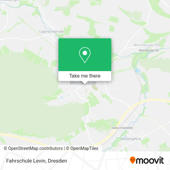 Fahrschule Levin map