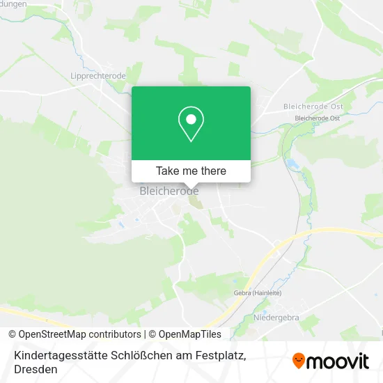 Карта Kindertagesstätte Schlößchen am Festplatz
