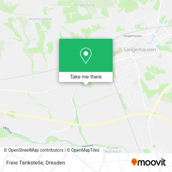 Карта Freie Tankstelle