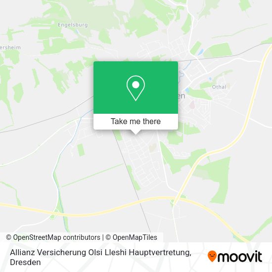 Карта Allianz Versicherung Olsi Lleshi Hauptvertretung