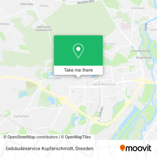 Карта Gebäudeservice Kupferschmidt