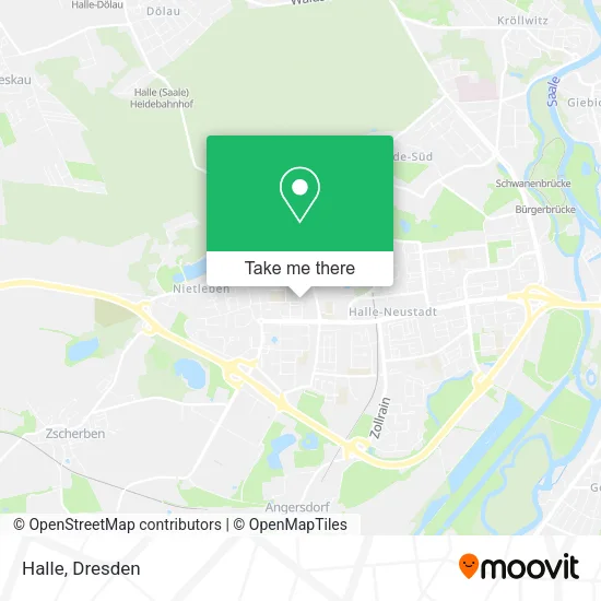 Карта Halle