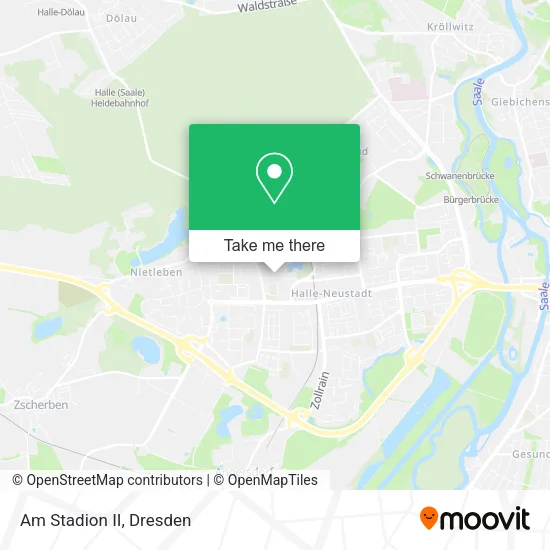 Карта Am Stadion II