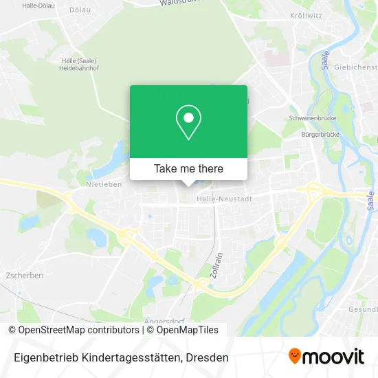 Карта Eigenbetrieb Kindertagesstätten