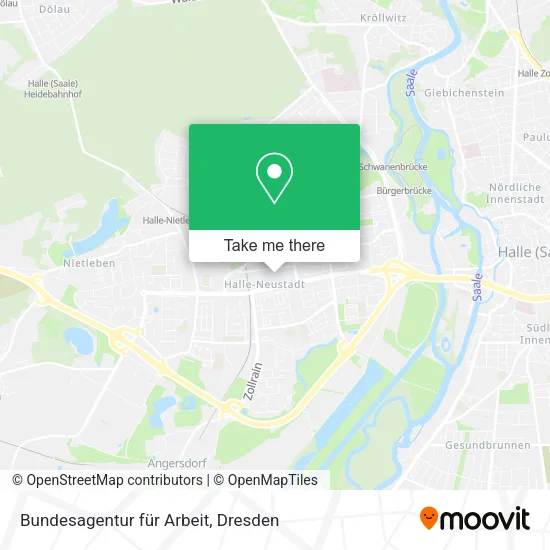 Карта Bundesagentur für Arbeit