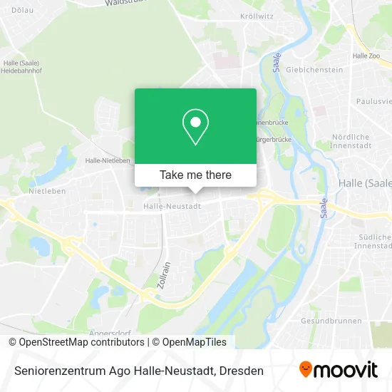 Карта Seniorenzentrum Ago Halle-Neustadt