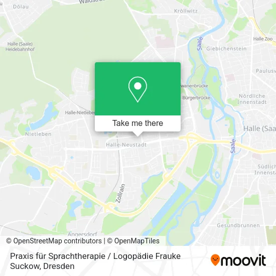 Карта Praxis für Sprachtherapie / Logopädie Frauke Suckow