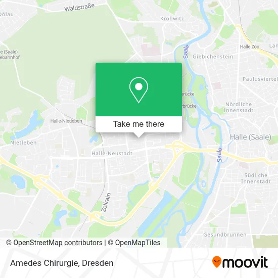 Amedes Chirurgie map