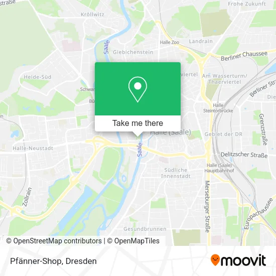 Карта Pfänner-Shop