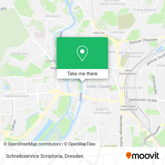 Schreibservice Scriptoria map