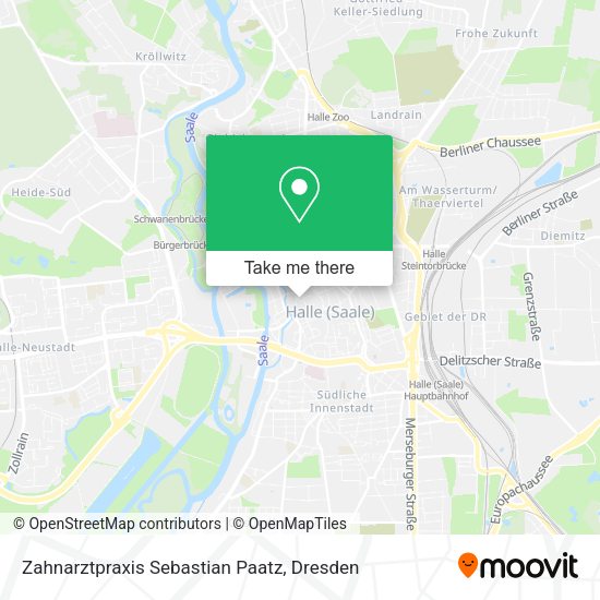 Карта Zahnarztpraxis Sebastian Paatz