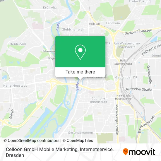 Карта Celloon GmbH Mobile Marketing, Internetservice