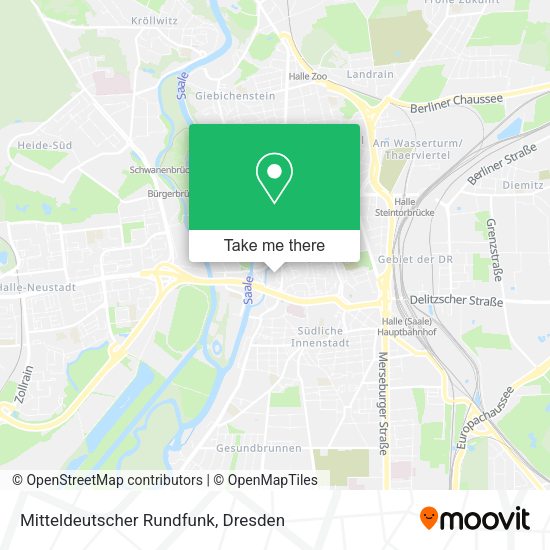 Карта Mitteldeutscher Rundfunk