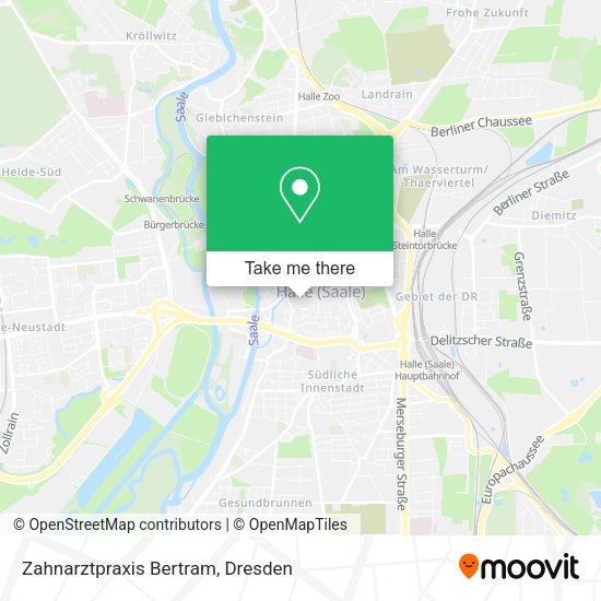 Карта Zahnarztpraxis Bertram