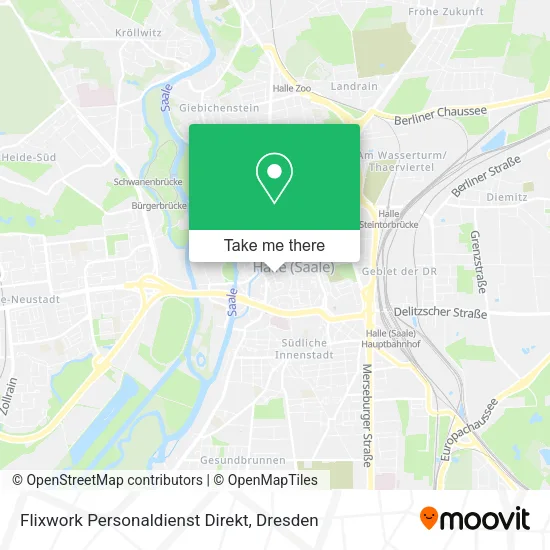 Карта Flixwork Personaldienst Direkt