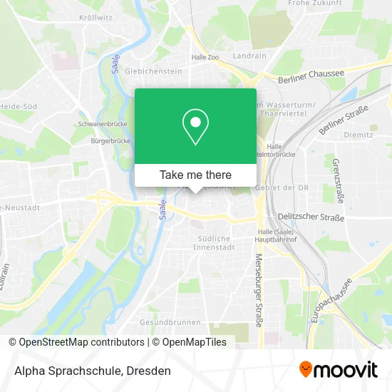 Карта Alpha Sprachschule