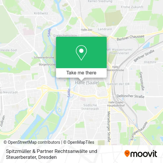 Карта Spitzmüller & Partner Rechtsanwälte und Steuerberater