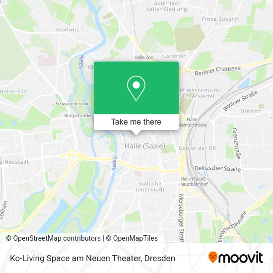 Карта Ko-Living Space am Neuen Theater