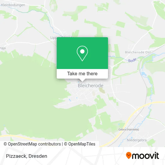Pizzaeck map