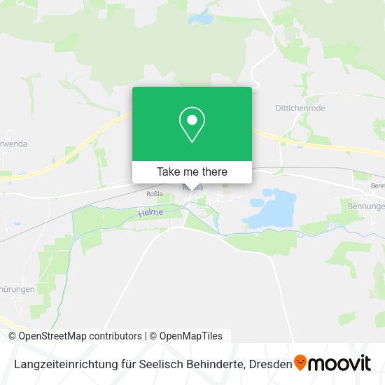 Карта Langzeiteinrichtung für Seelisch Behinderte