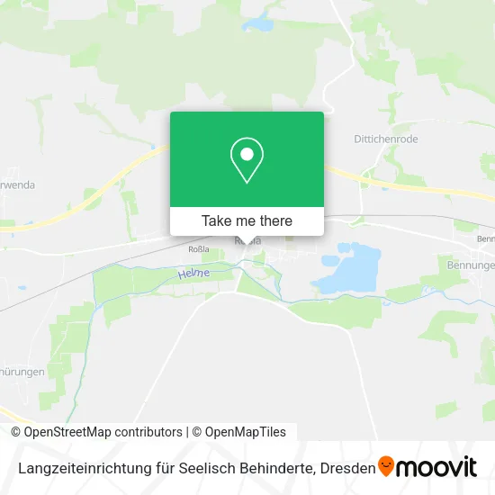 Карта Langzeiteinrichtung für Seelisch Behinderte