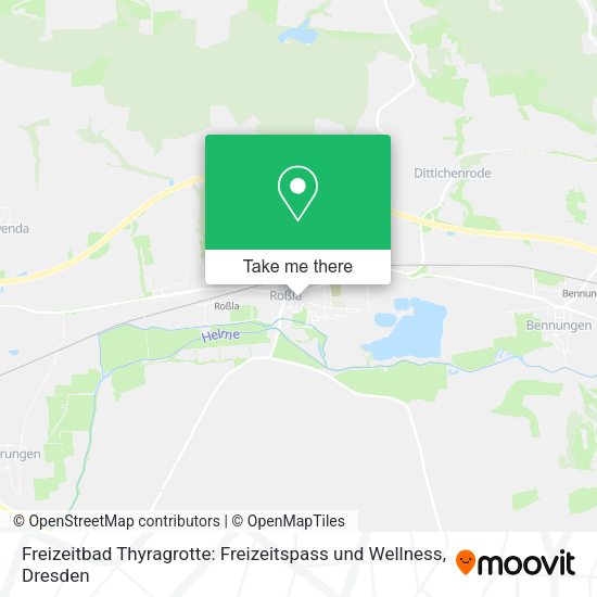 Карта Freizeitbad Thyragrotte: Freizeitspass und Wellness