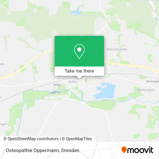 Карта Osteopathie Oppermann
