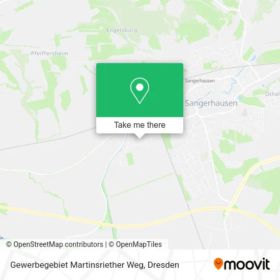 Карта Gewerbegebiet Martinsriether Weg