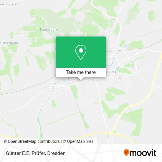 Карта Günter E.E. Prüfer