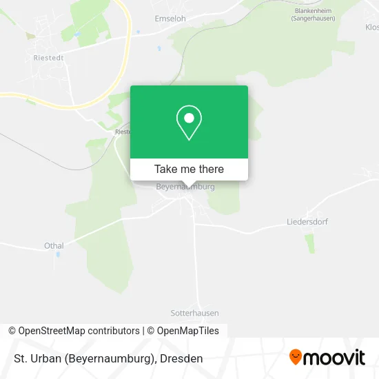 Карта St. Urban (Beyernaumburg)