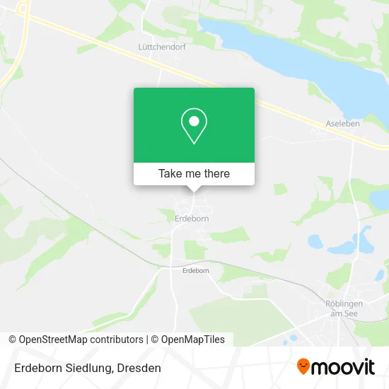 Карта Erdeborn Siedlung