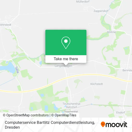 Карта Computerservice Bartlitz Computerdienstleistung