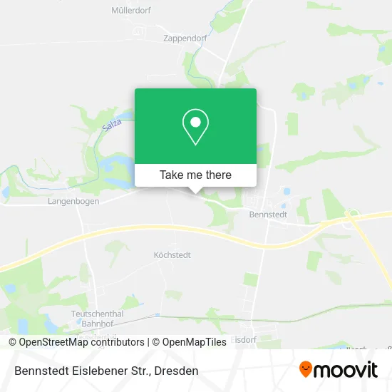 Карта Bennstedt Eislebener Str.
