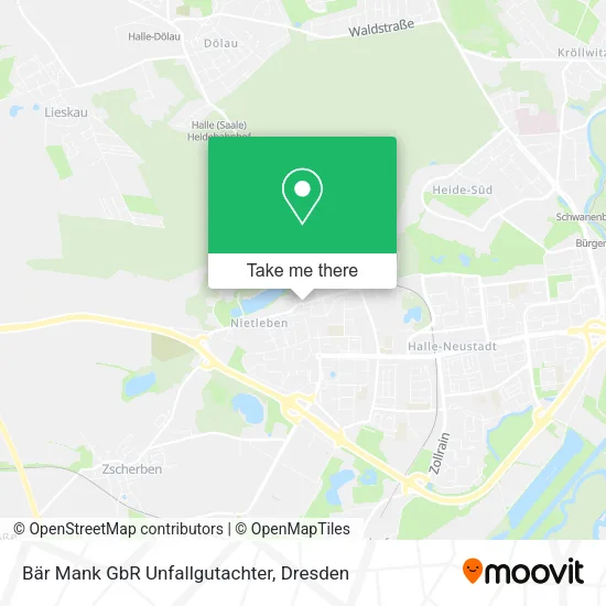 Карта Bär Mank GbR Unfallgutachter