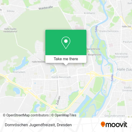 Карта Dornröschen Jugendfreizeit