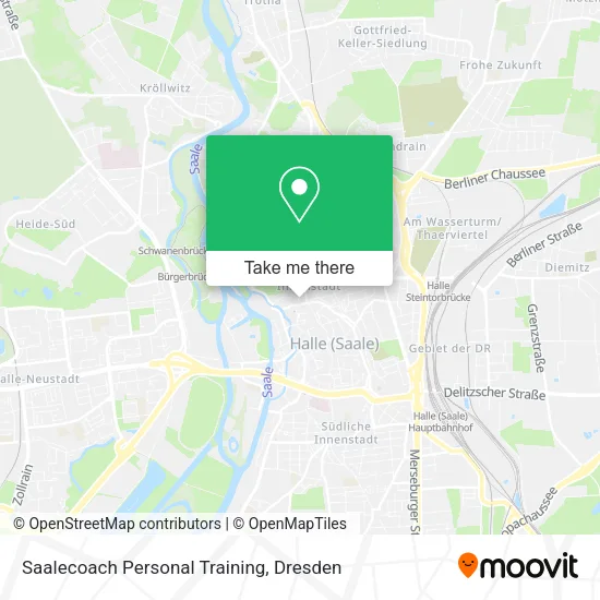 Карта Saalecoach Personal Training