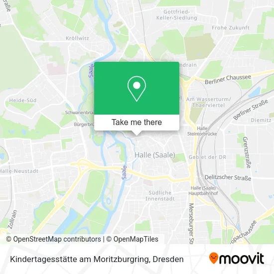 Карта Kindertagesstätte am Moritzburgring