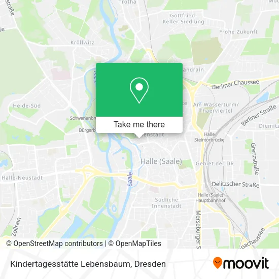Карта Kindertagesstätte Lebensbaum