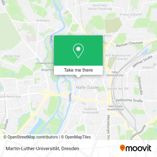 Карта Martin-Luther-Universitãt