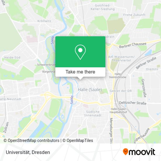 Карта Universität