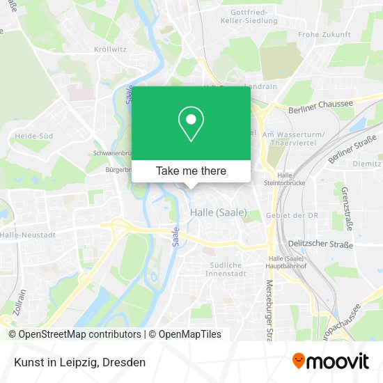 Карта Kunst in Leipzig