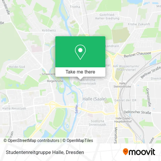 Карта Studentenreitgruppe Halle