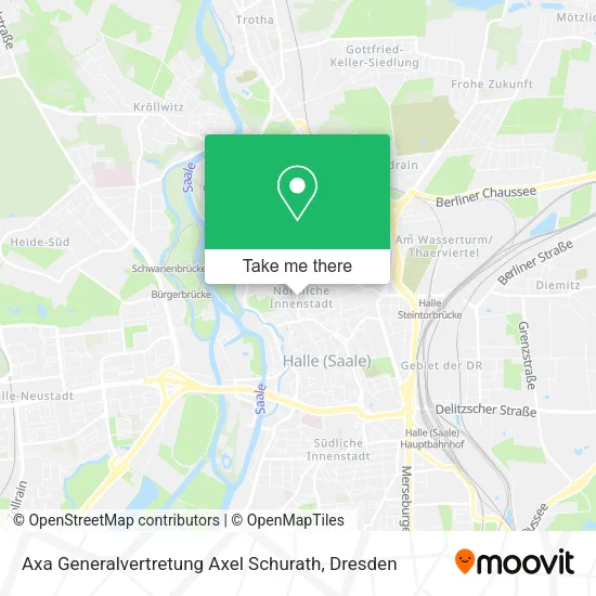 Карта Axa Generalvertretung Axel Schurath