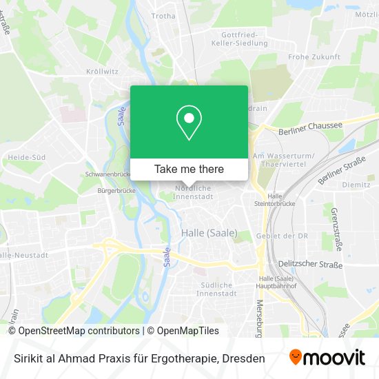 Карта Sirikit al Ahmad Praxis für Ergotherapie