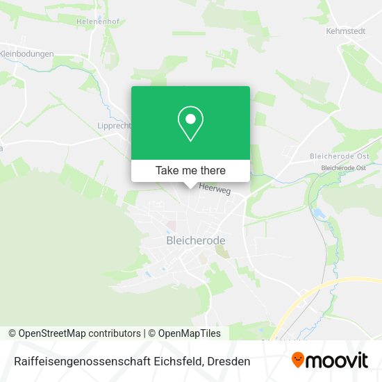 Карта Raiffeisengenossenschaft Eichsfeld