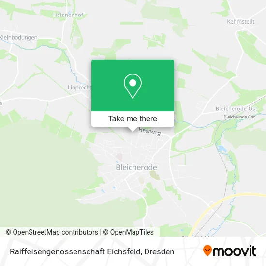 Карта Raiffeisengenossenschaft Eichsfeld