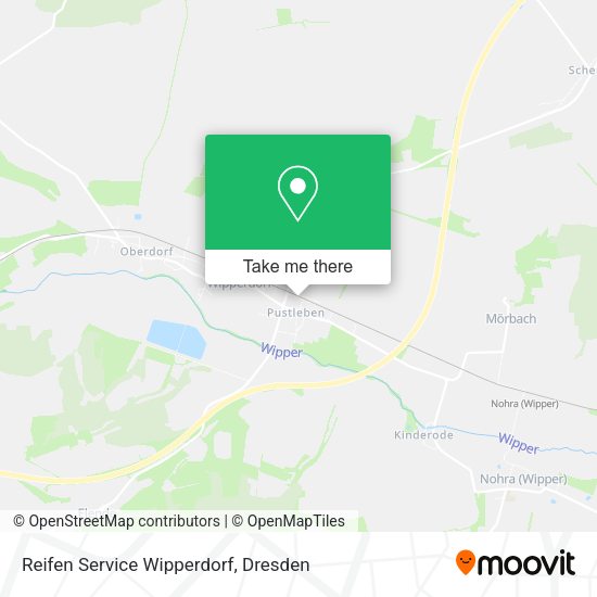 Карта Reifen Service Wipperdorf